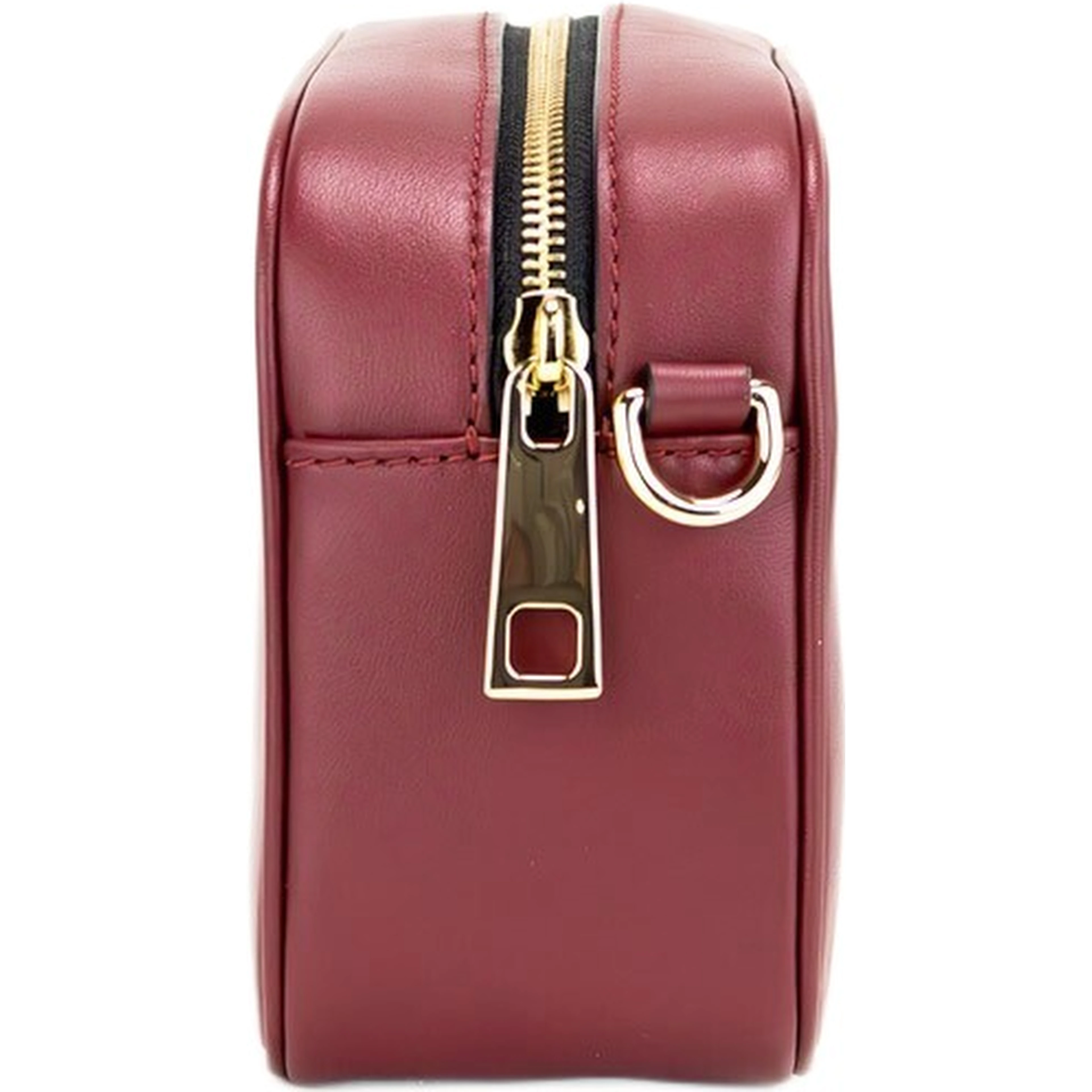 Marc Jacobs Flash Pomegranate Smooth Leather Embossed Camera Crossbody Bag Purse