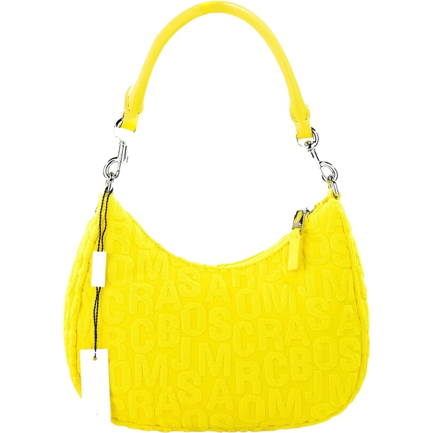 Marc Jacobs Monogram Terry Fabric Golden Kiwi Hobo Shoulder Bag Purse