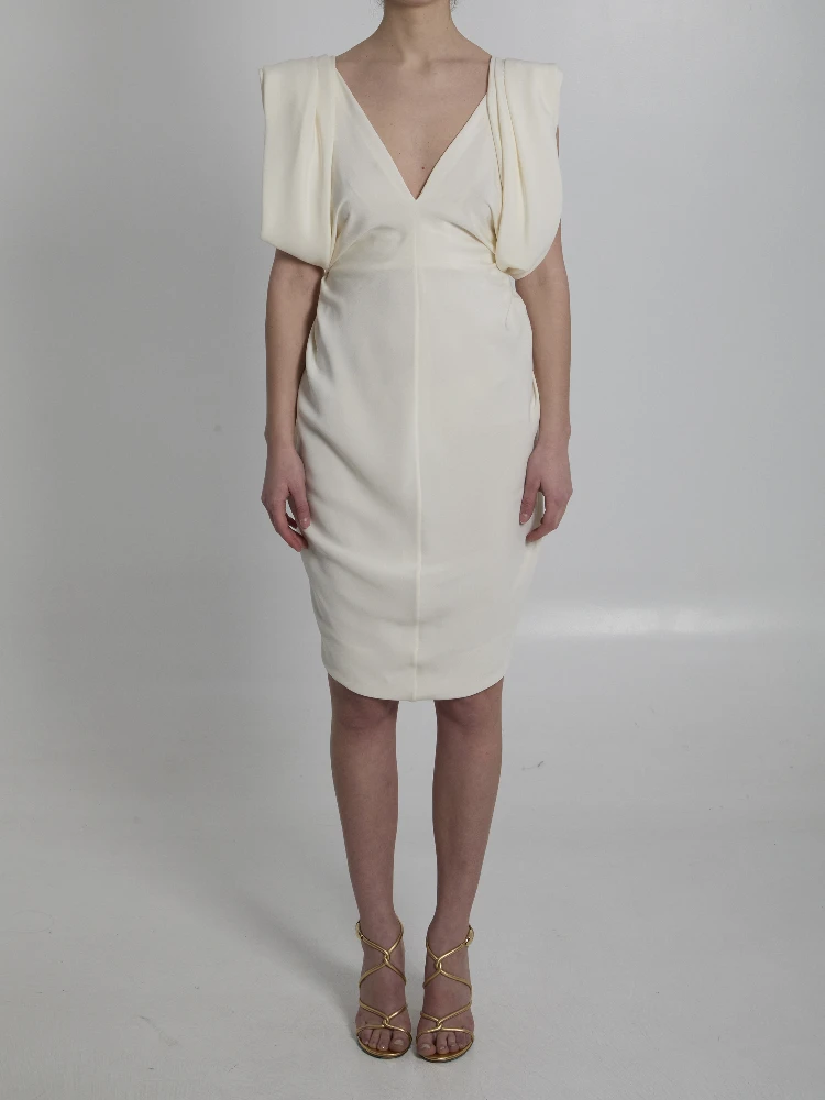 Crepe marocaine cocktail dress