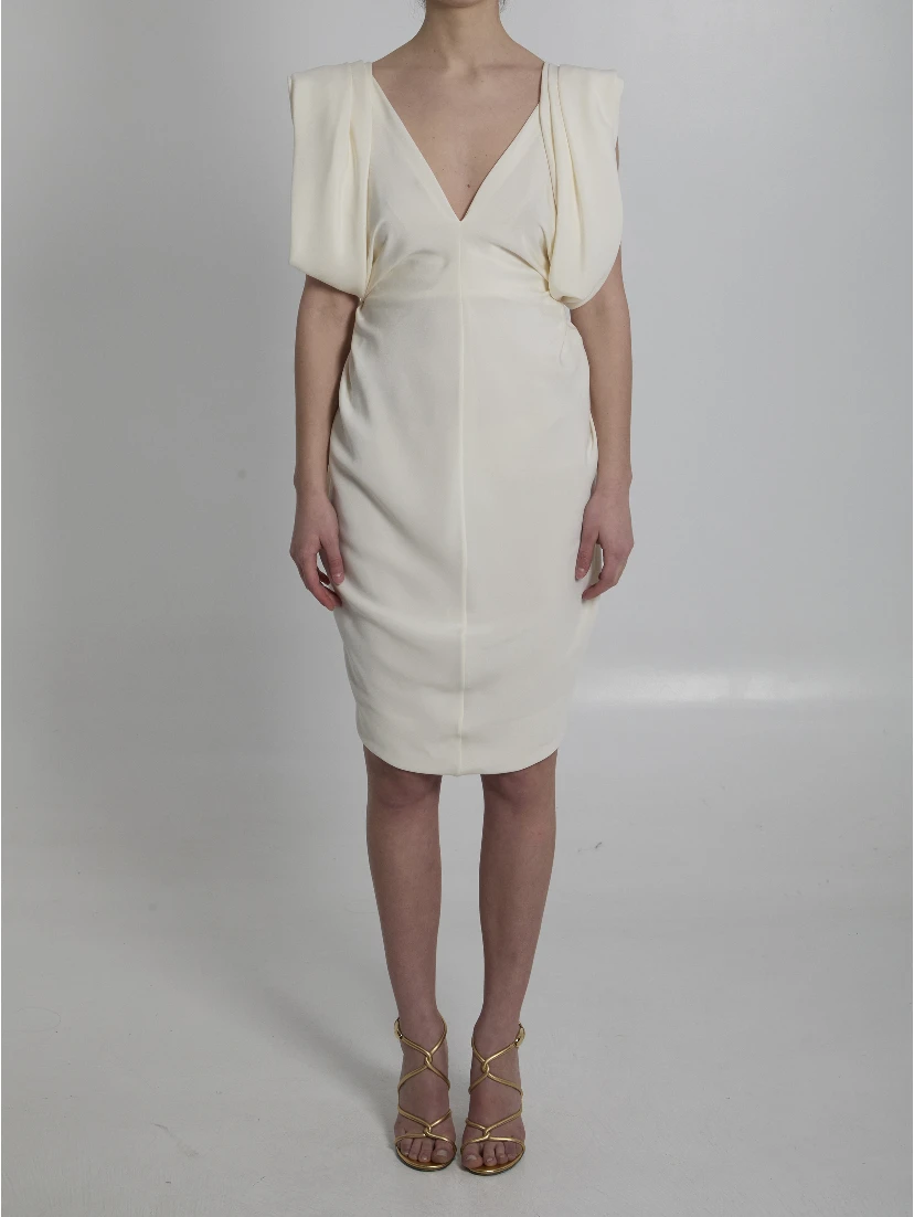 Crepe marocaine cocktail dress