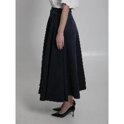 Godet maxi skirt