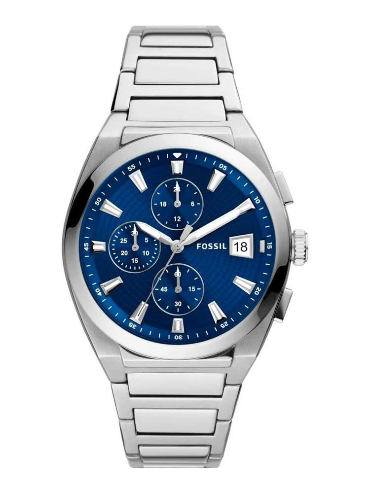 Gray Stainless Steel Dress Watch