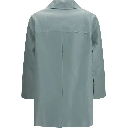 Blue Leather Jacket