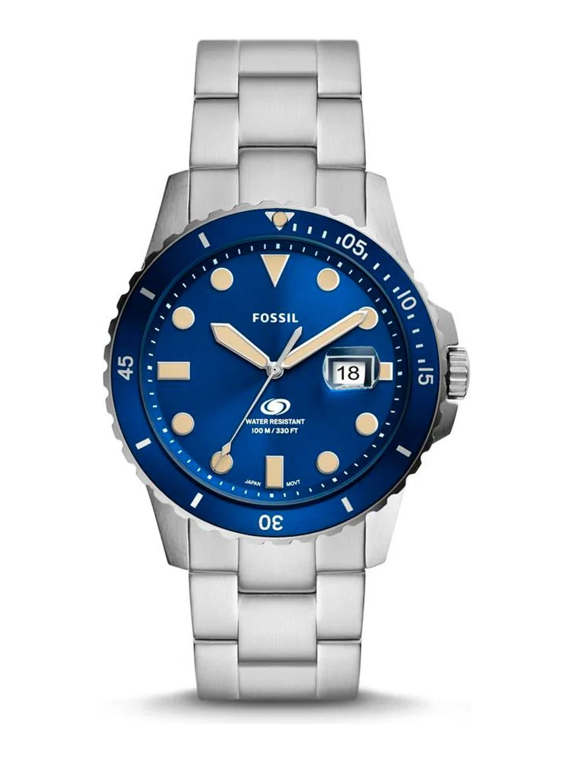 Gray Stainless Steel Dress Watch