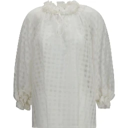 White Cotton Pattern Shirt