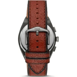 ساعة يد رسمية من الجلد البني