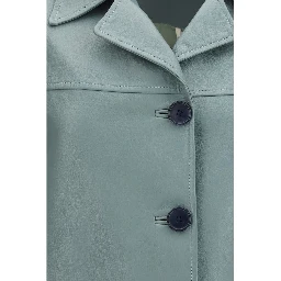 Blue Leather Jacket