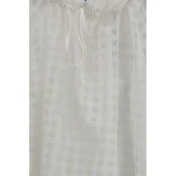 White Cotton Pattern Shirt