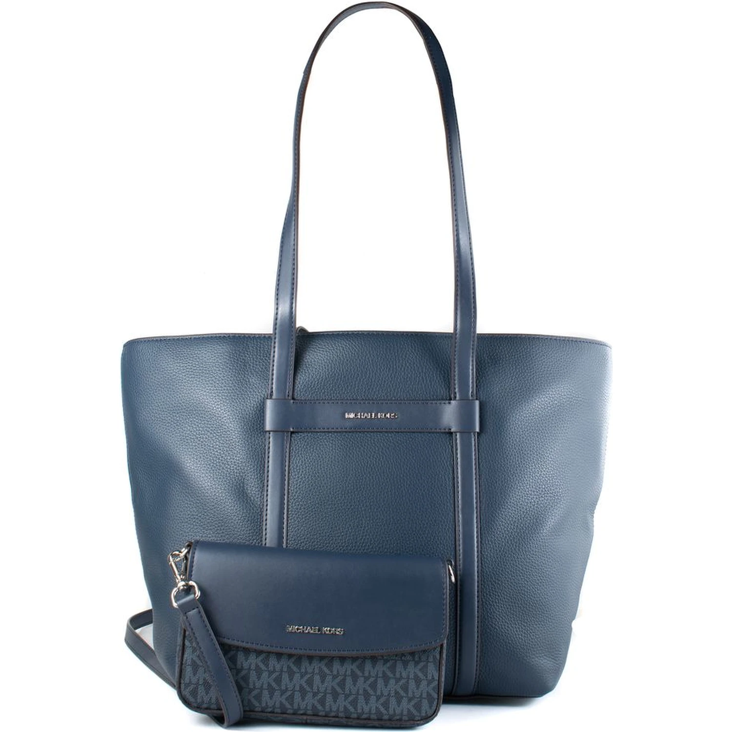 Blue Fur Handbag