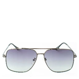 Gray Metal Sunglasses