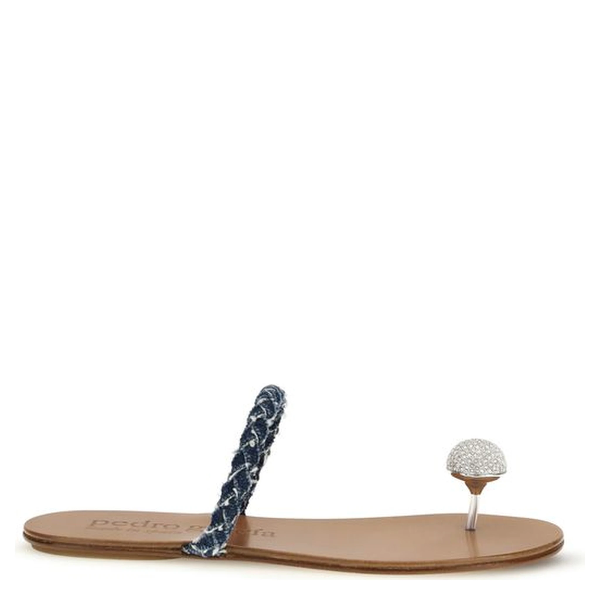 Brown Calf Leather Bos Taurus Sandals