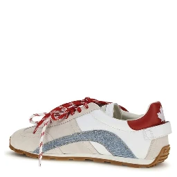 Multicolor Calf Leather Bos Taurus Low Top Sneakers