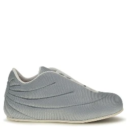 Gray Polyester Sneakers