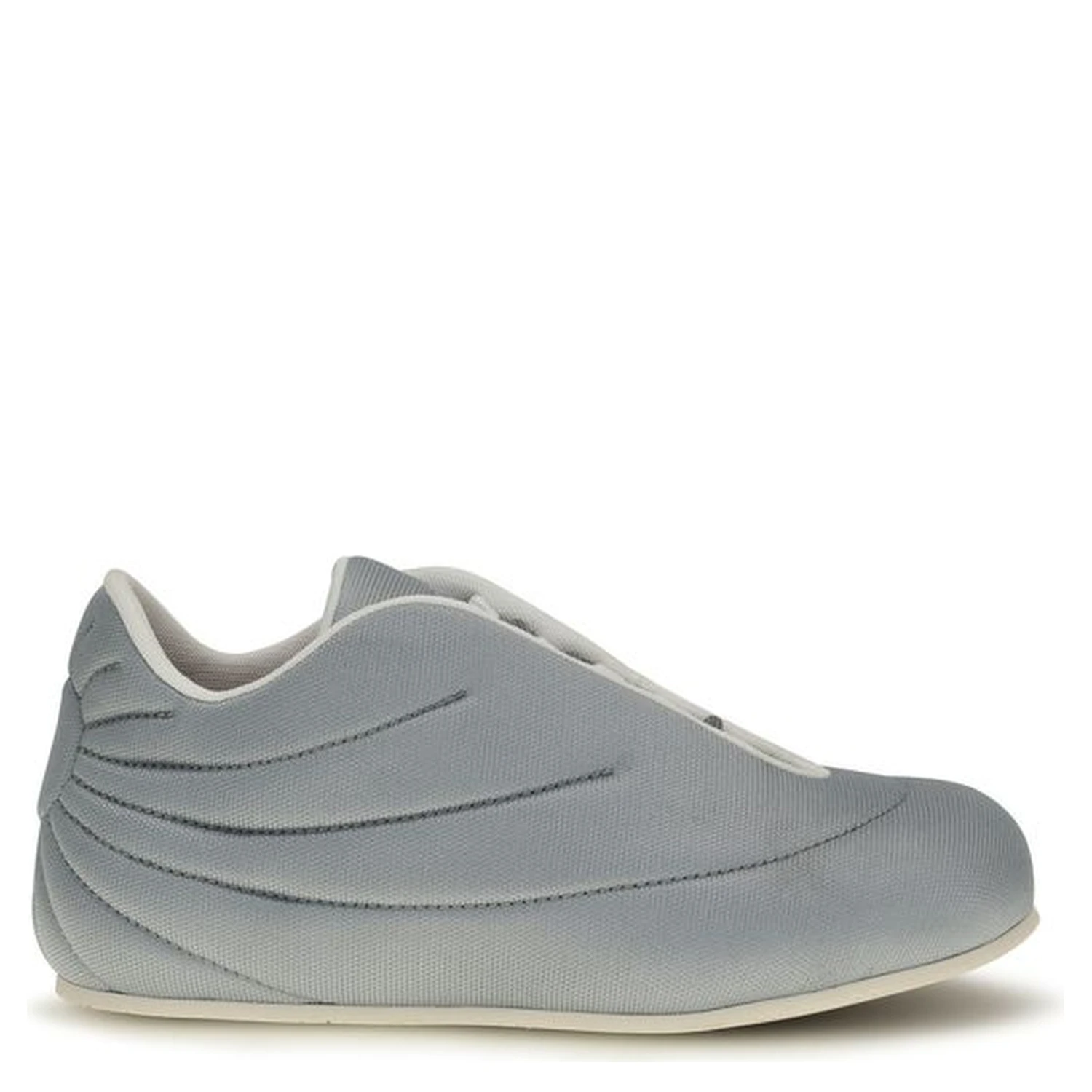 Gray Polyester Sneakers