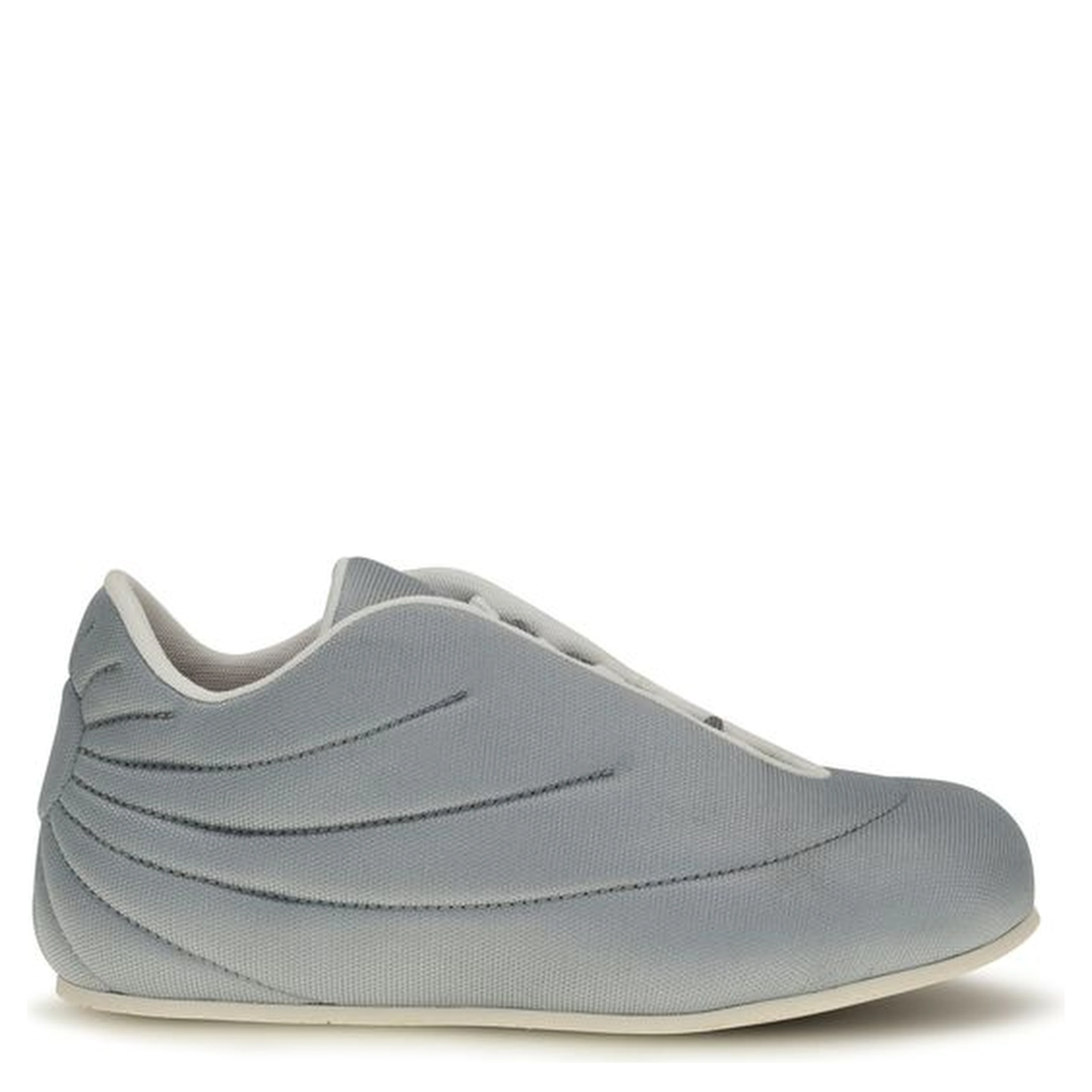 Gray Polyester Sneakers
