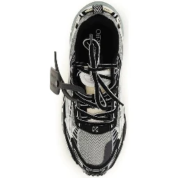 Gray Polyurethane Athletic Sneakers