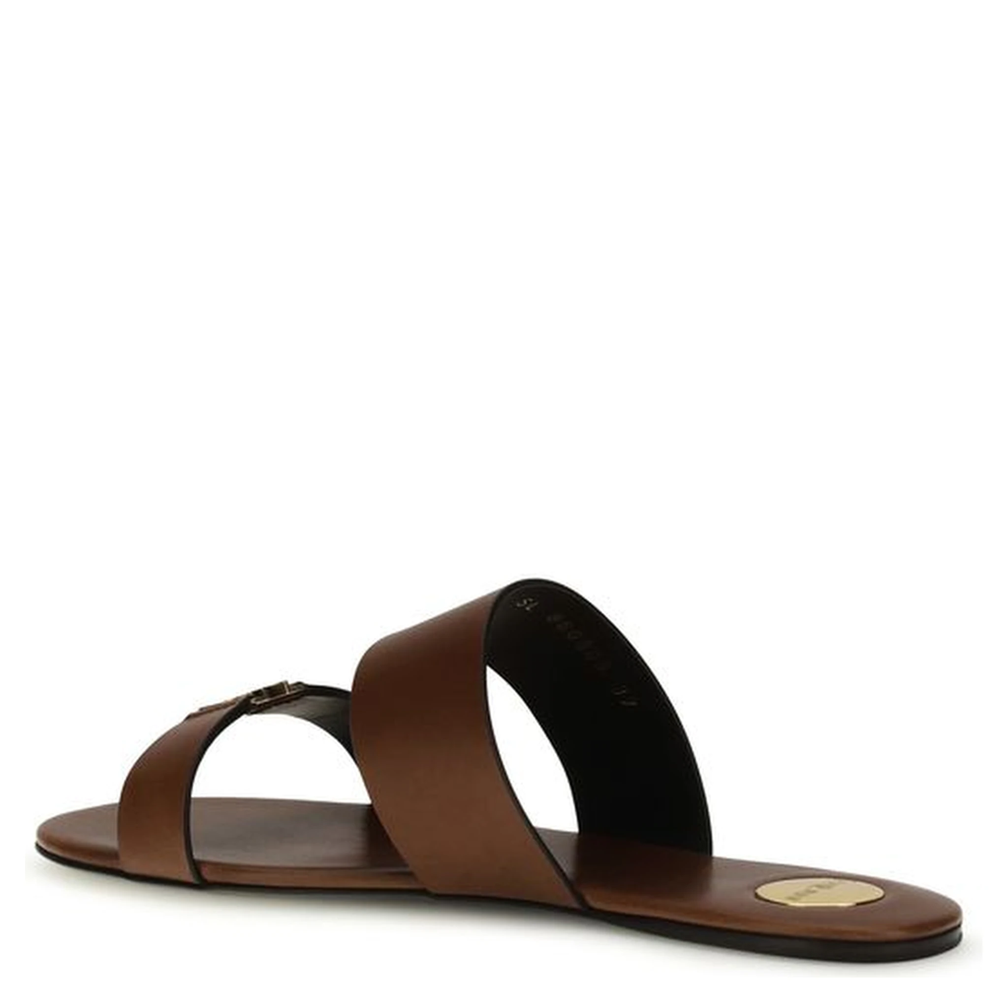 Brown Calf Leather Bos Taurus Sandals
