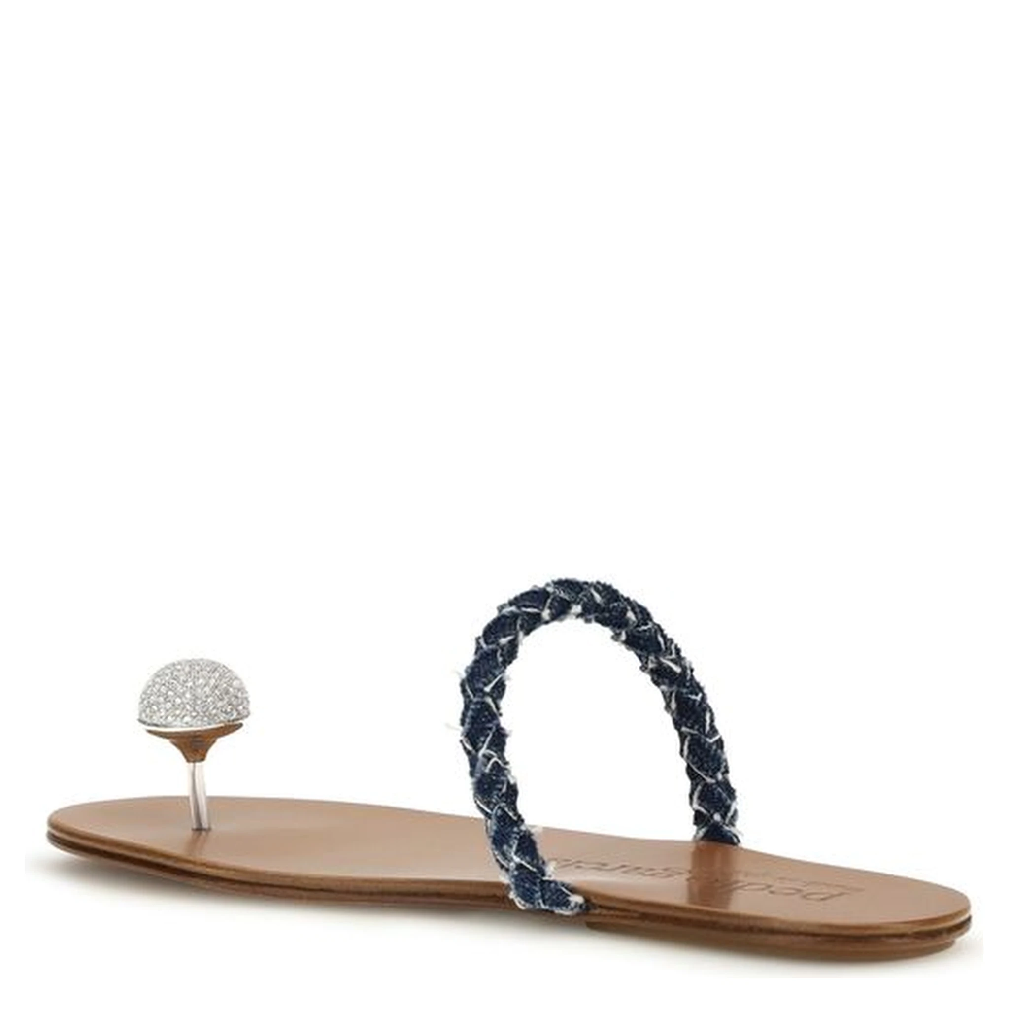 Brown Calf Leather Bos Taurus Sandals