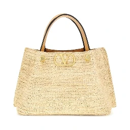 Natural Raffia Shoulder Bag