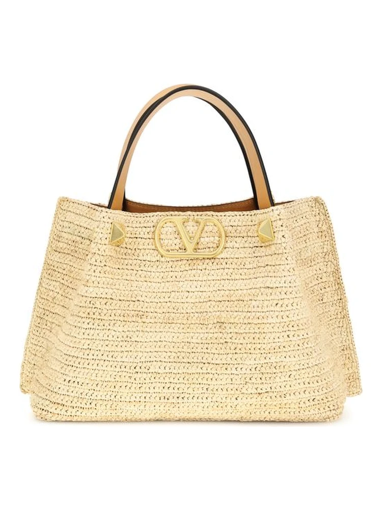 Natural Raffia Shoulder Bag