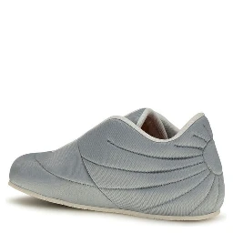 Gray Polyester Sneakers