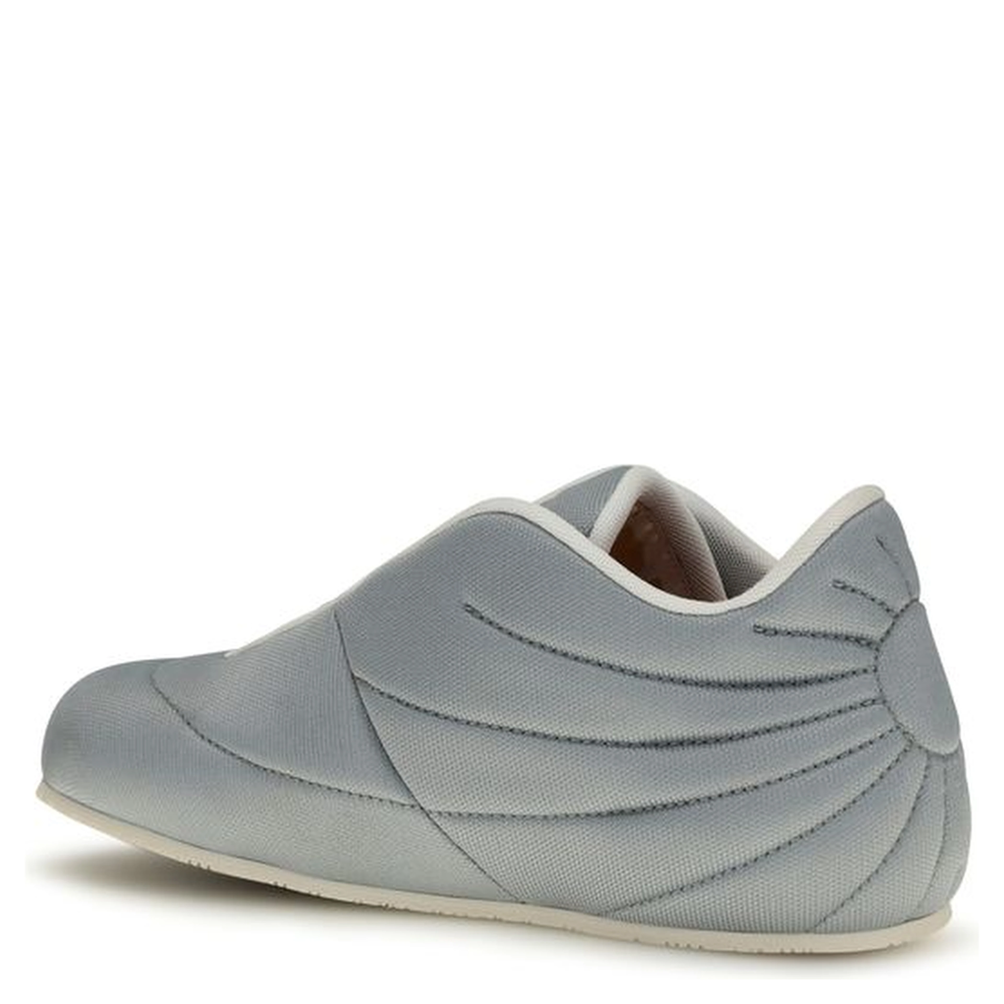 Gray Polyester Sneakers