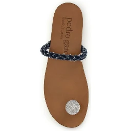 Brown Calf Leather Bos Taurus Sandals