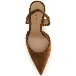 Brown Calf Leather Bos Taurus High Heel Pumps
