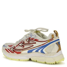 Multicolor Polyester Athletic Sneakers