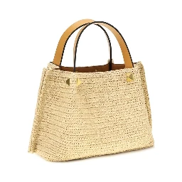 Natural Raffia Shoulder Bag