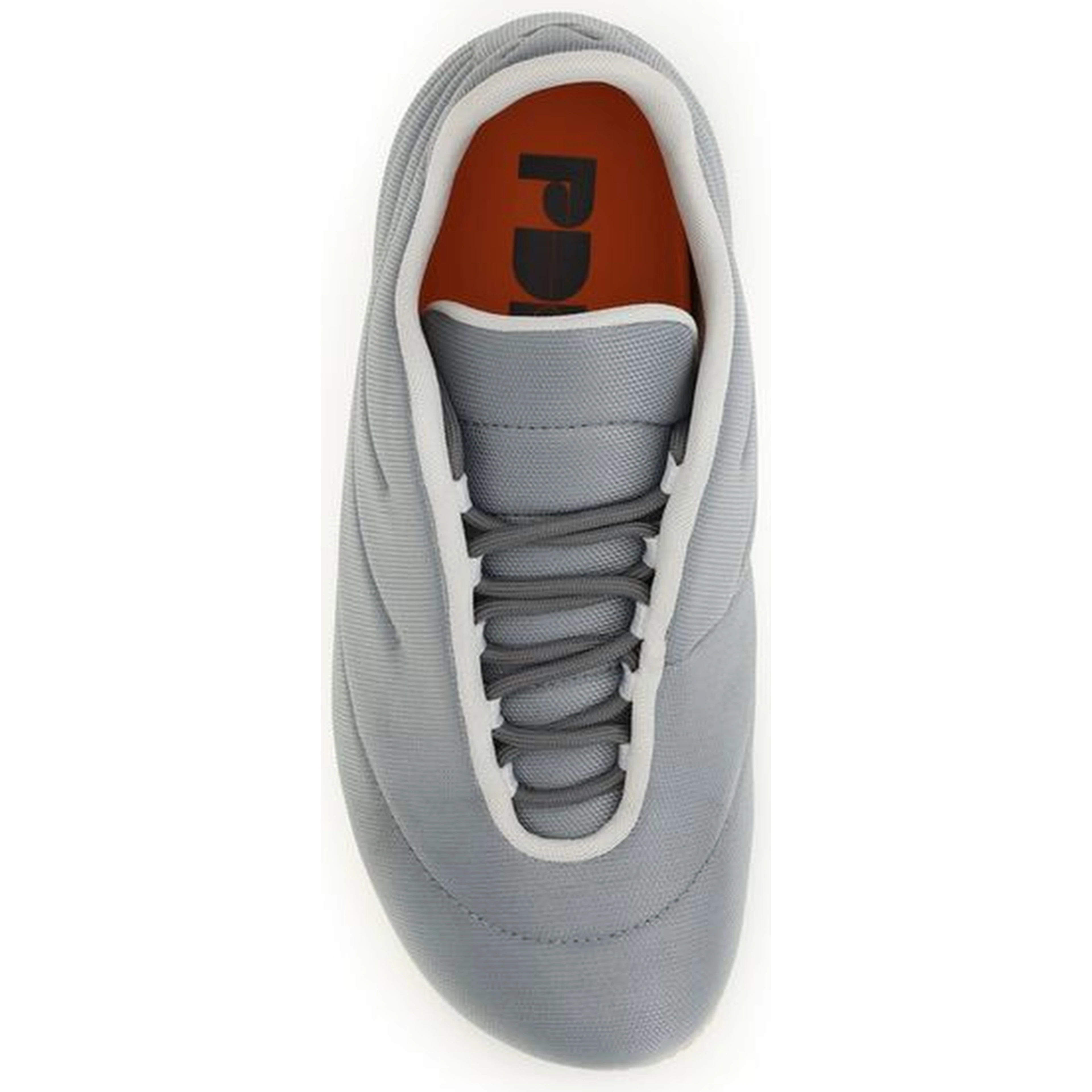 Gray Polyester Sneakers