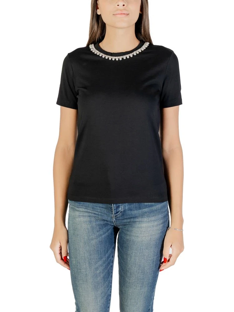 Black Cotton T-Shirt