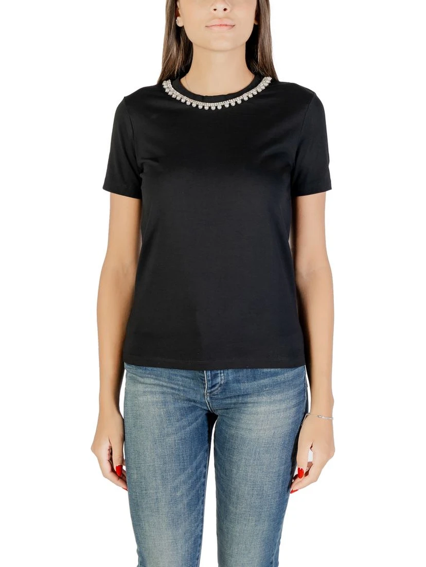 Black Cotton T-Shirt