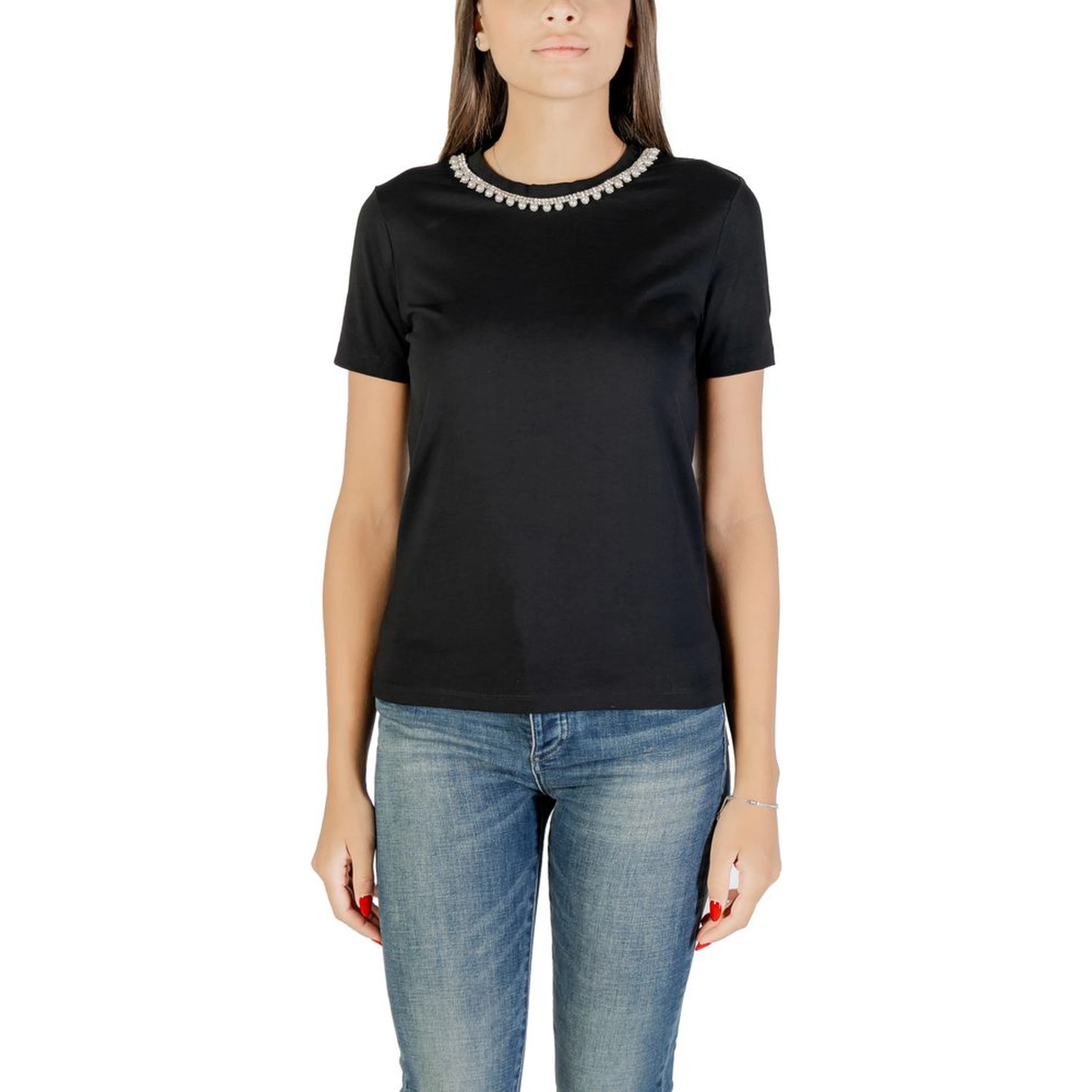 Black Cotton T-Shirt