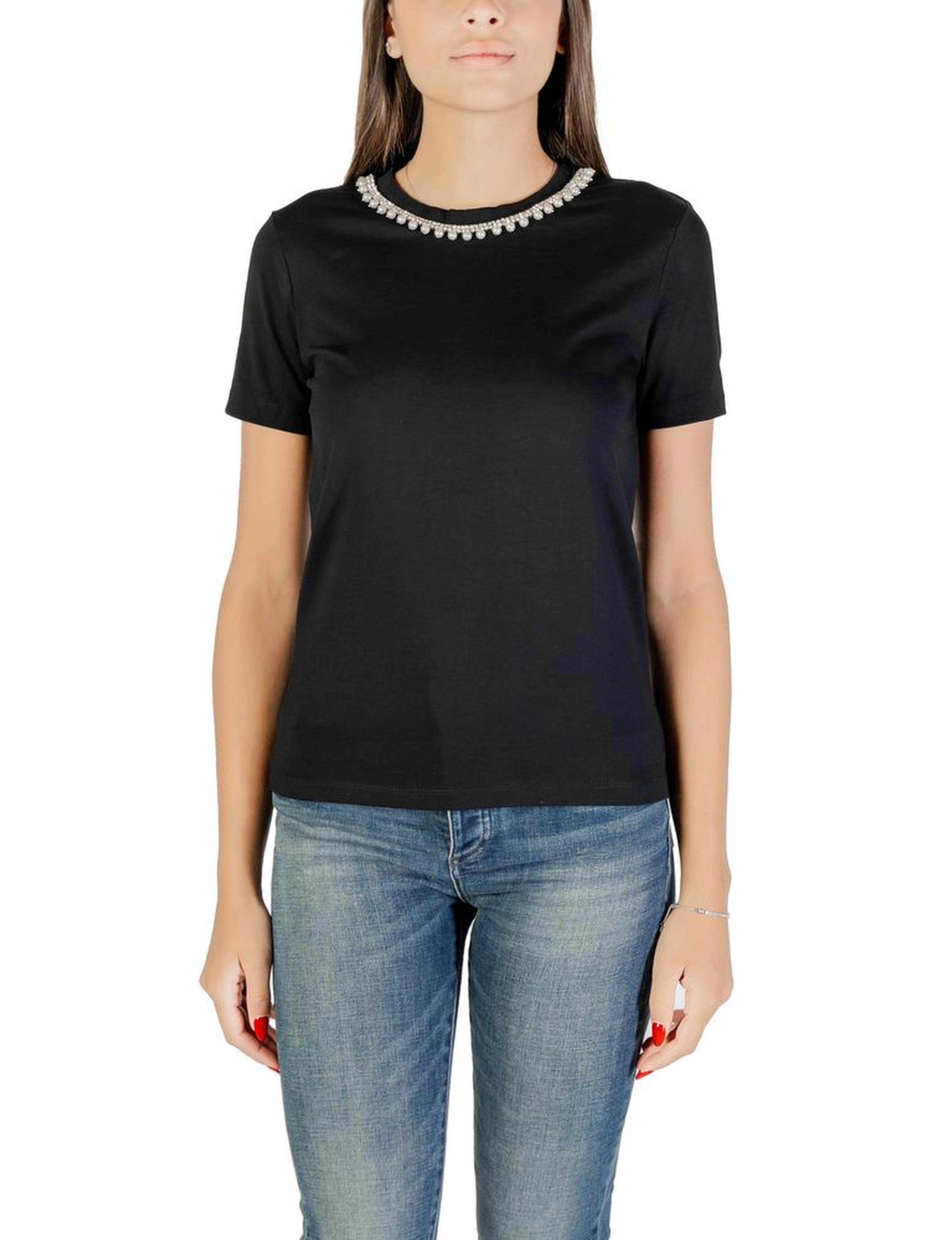 Black Cotton T-Shirt