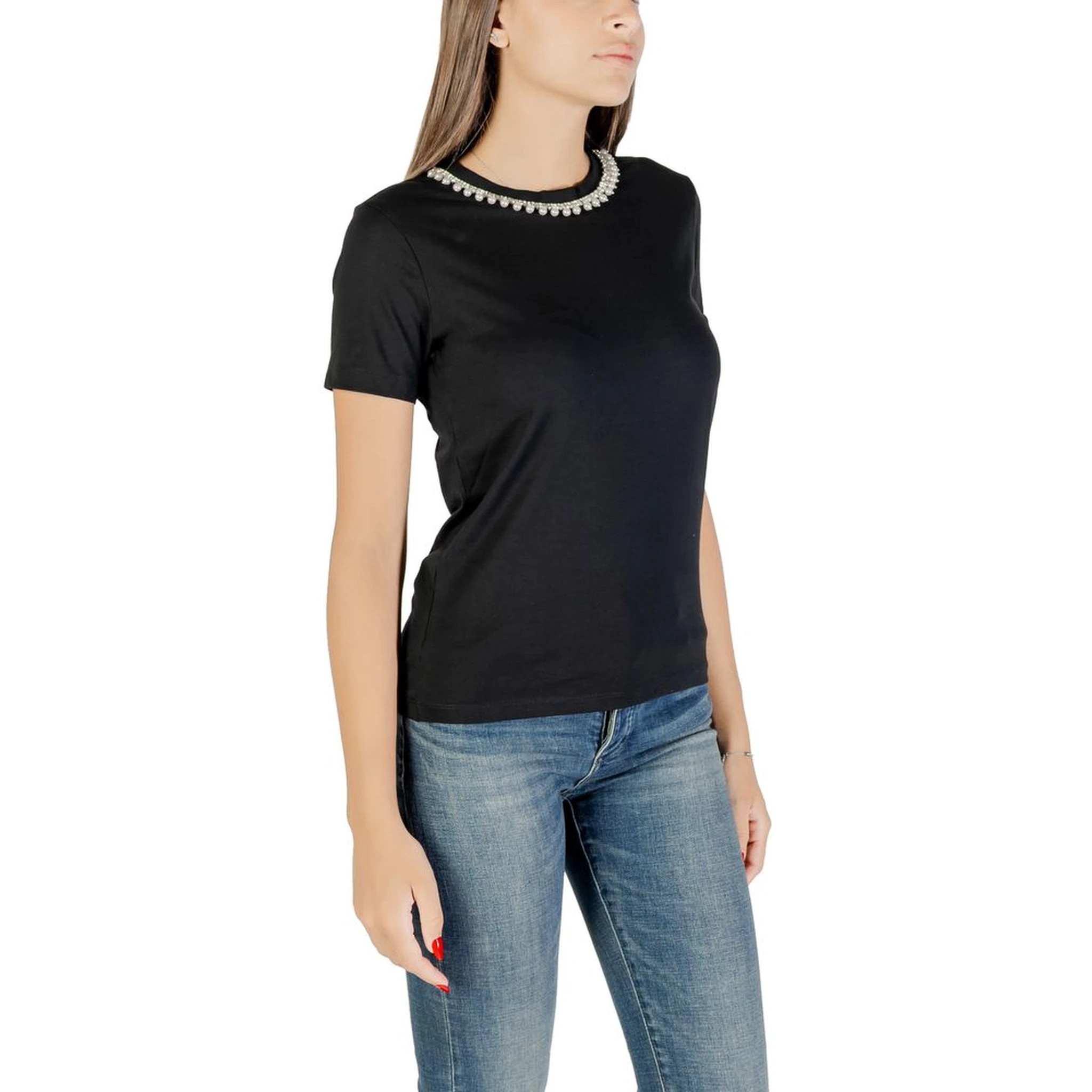 Black Cotton T-Shirt