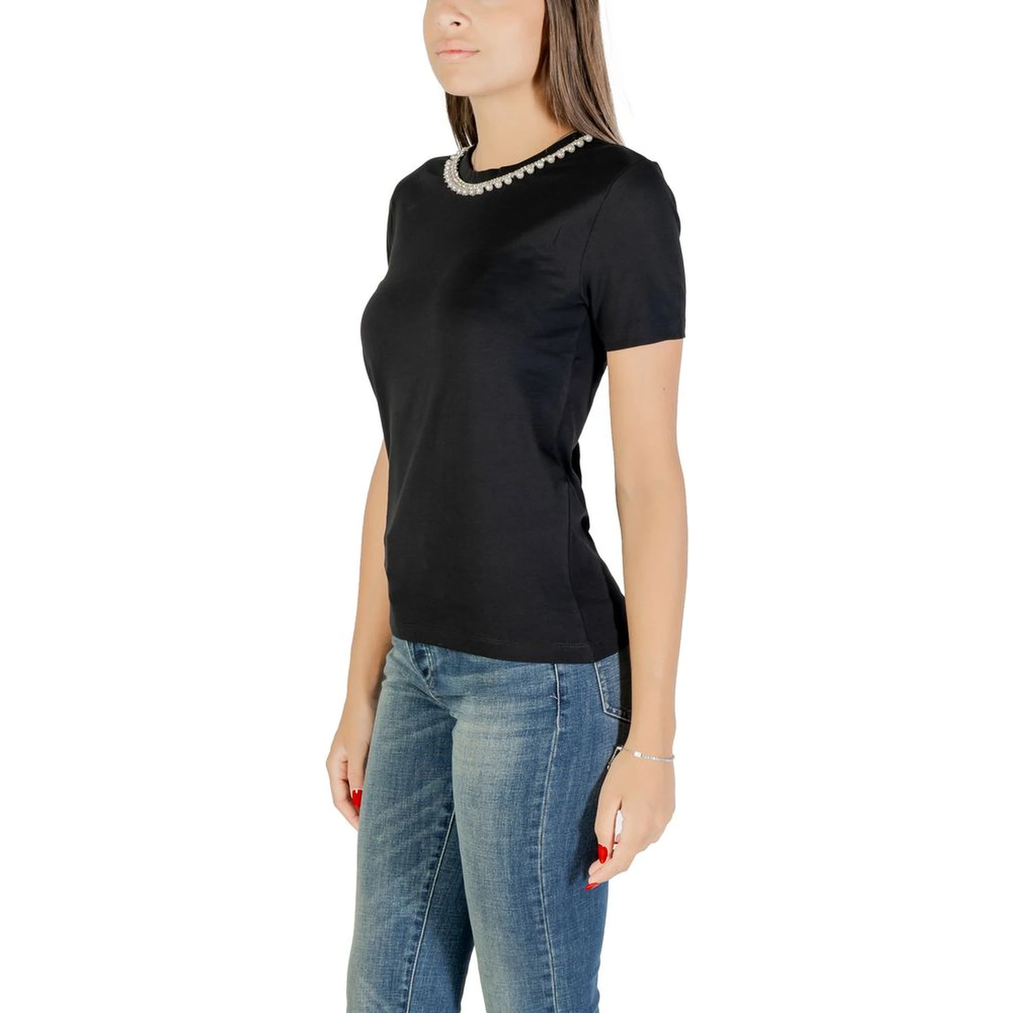 Black Cotton T-Shirt