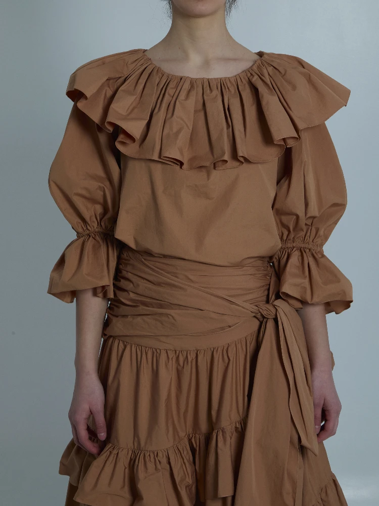 Top with ruffles alternative