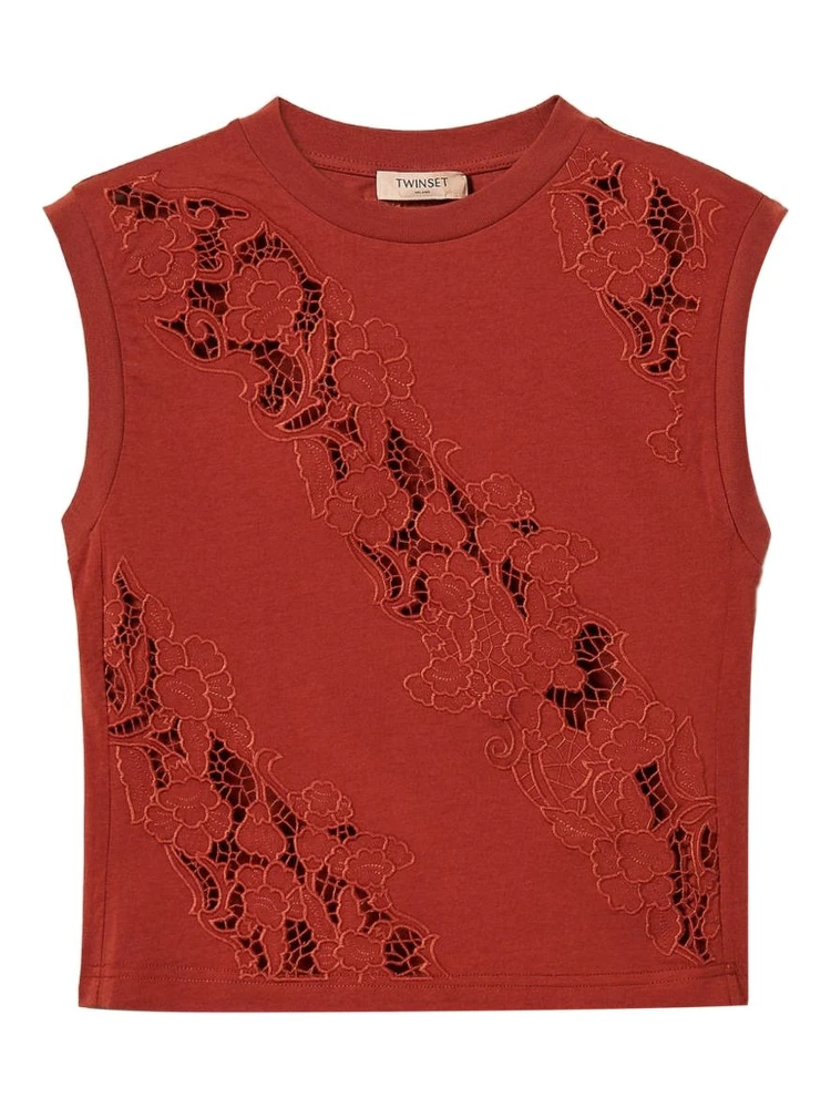 Twin-set T-shirts and Polos Brown