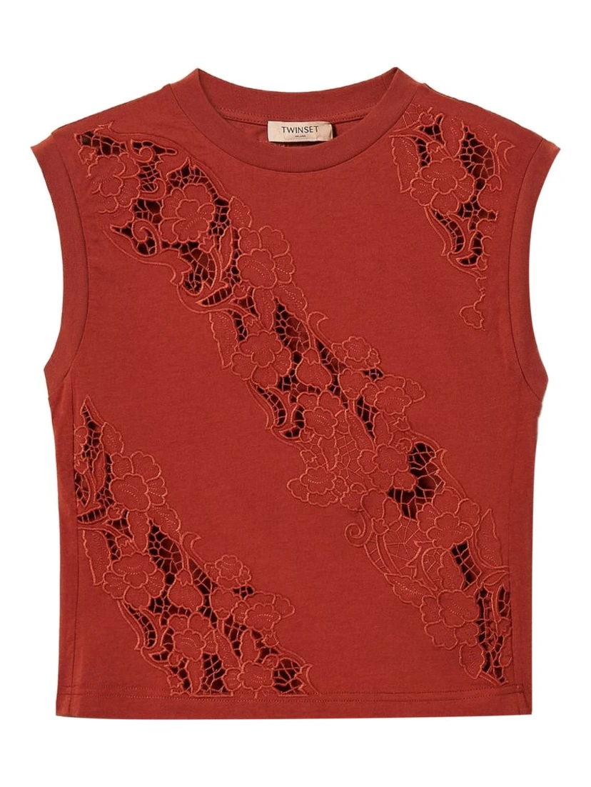 Twin-set T-shirts and Polos Brown