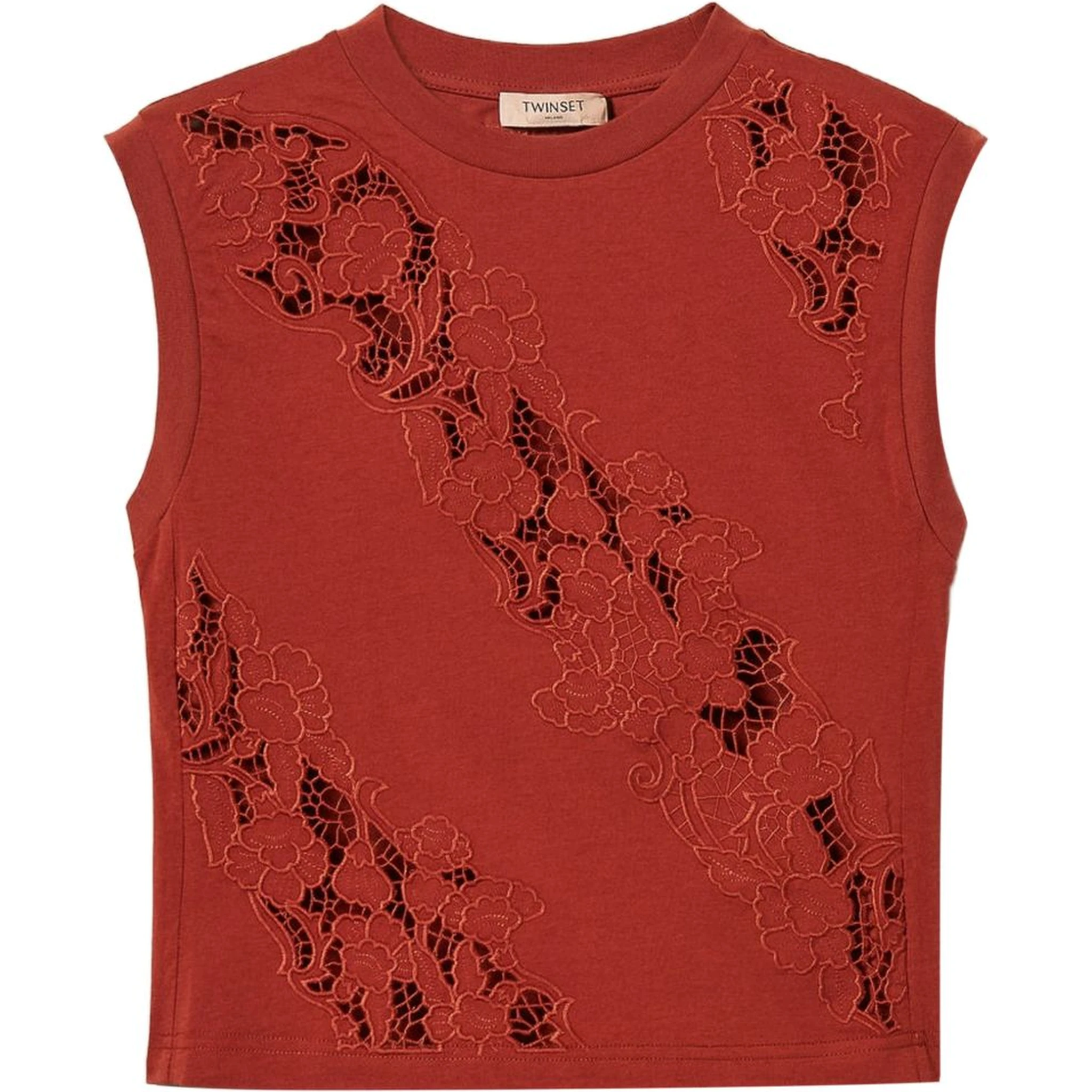 Twin-set T-shirts and Polos Brown