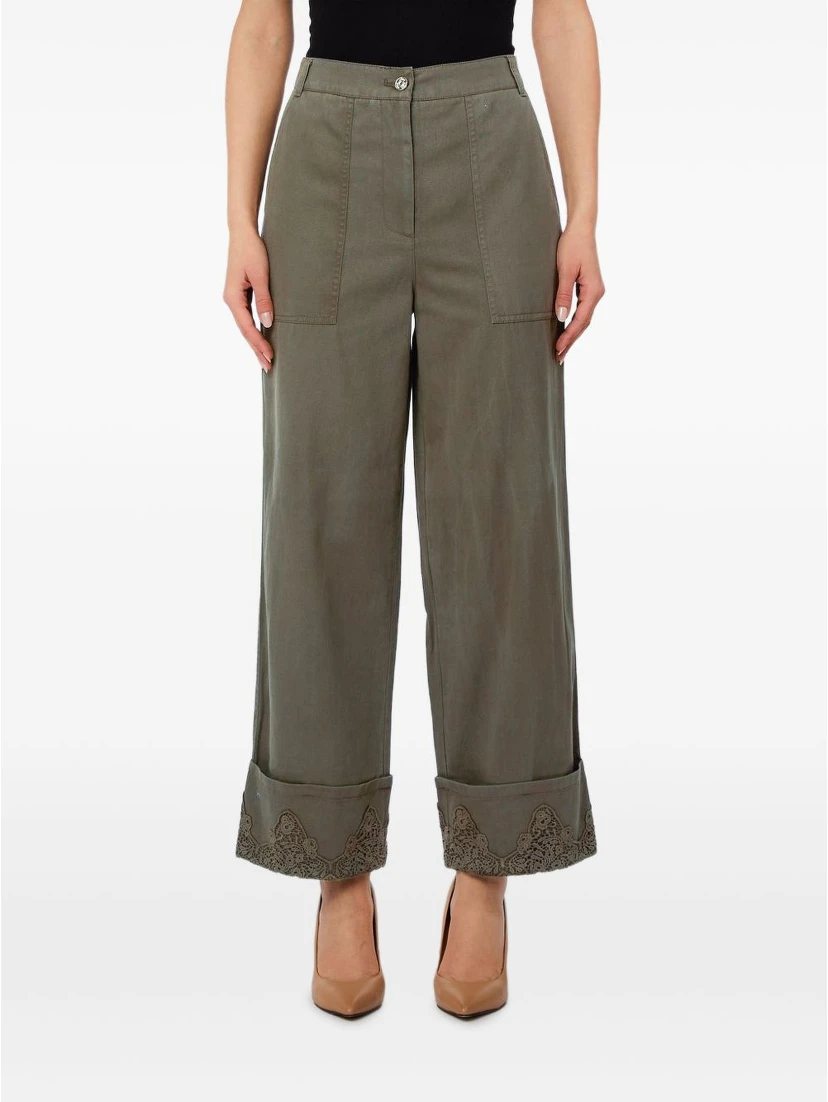 Liu Jo Trousers Green