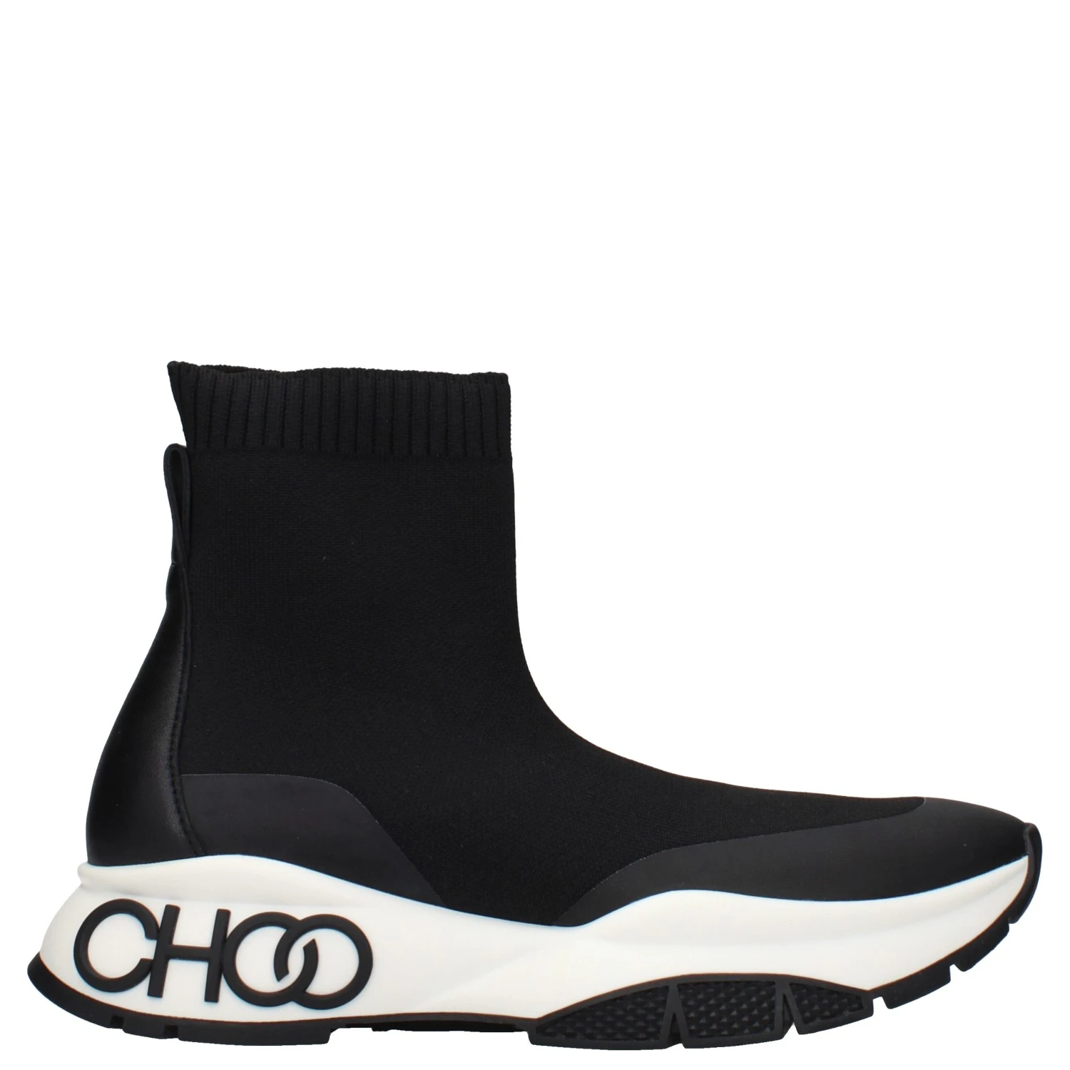 Black Fabric Ankle Boots