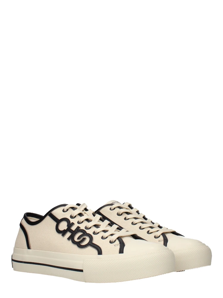 Beige Fabric Low Top Sneakers alternative