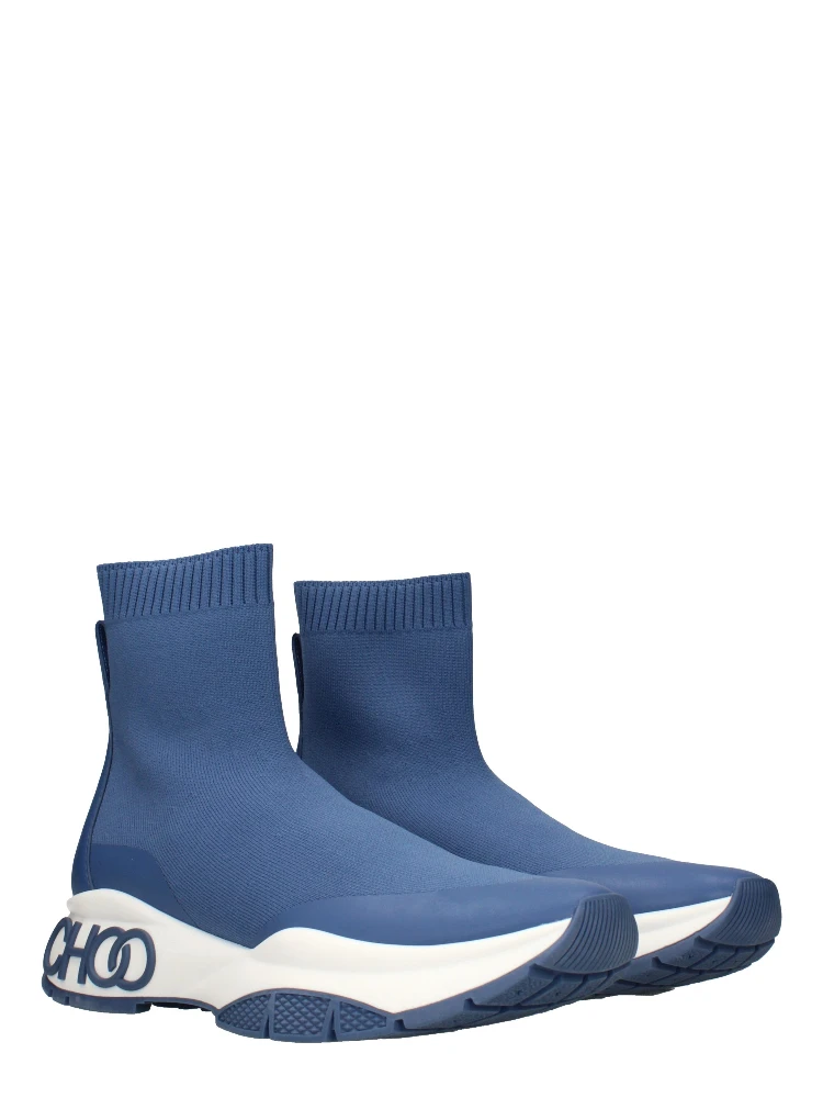 Blue Fabric Ankle Boots alternative