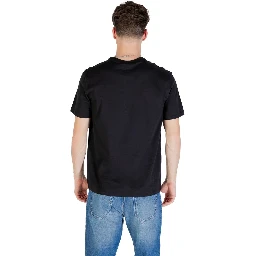 تيشيرت قطني أسود