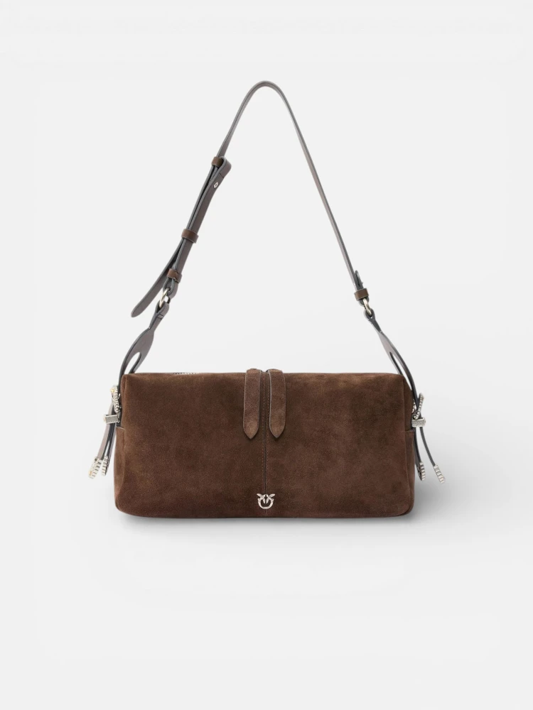 PINKO 24 CLASSIC SUEDE handbag