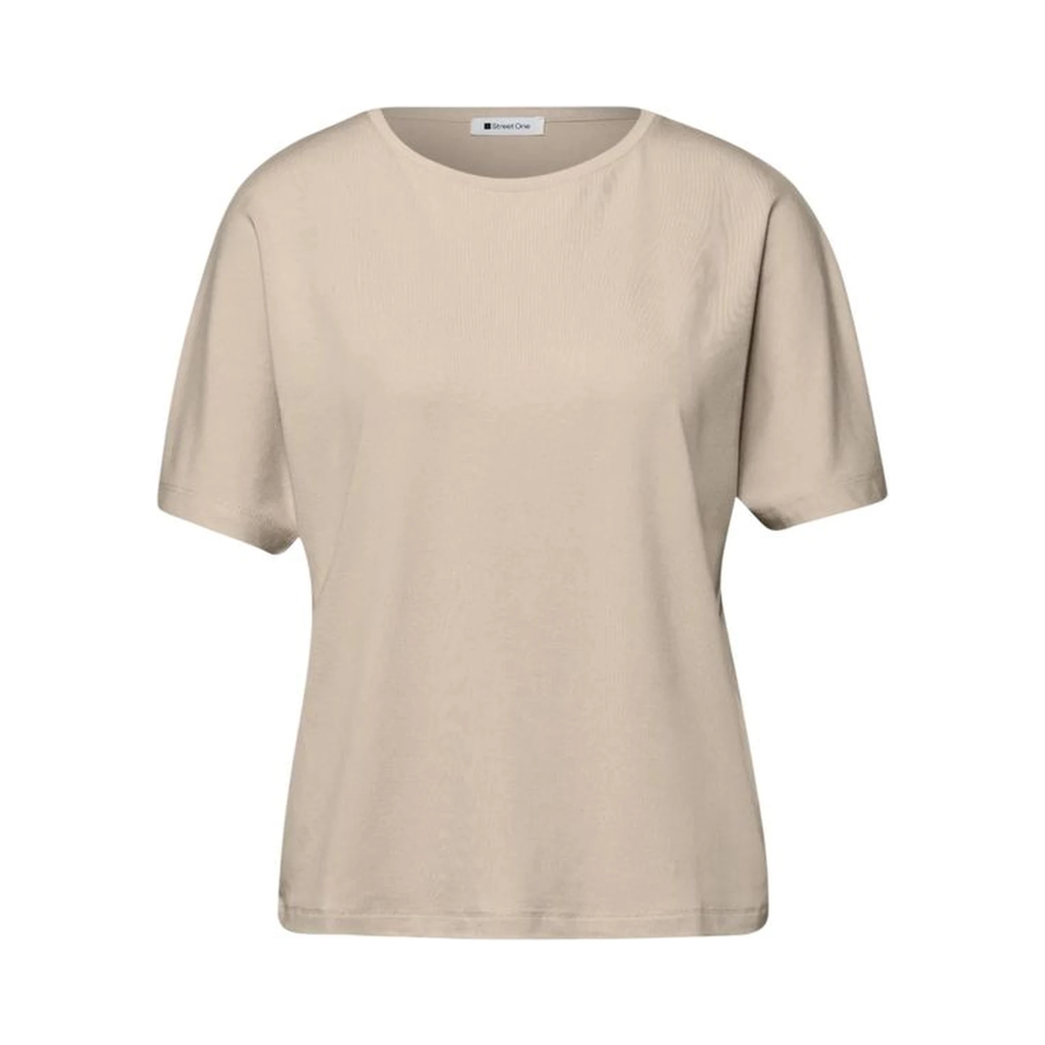 Beige Viscose T-Shirt