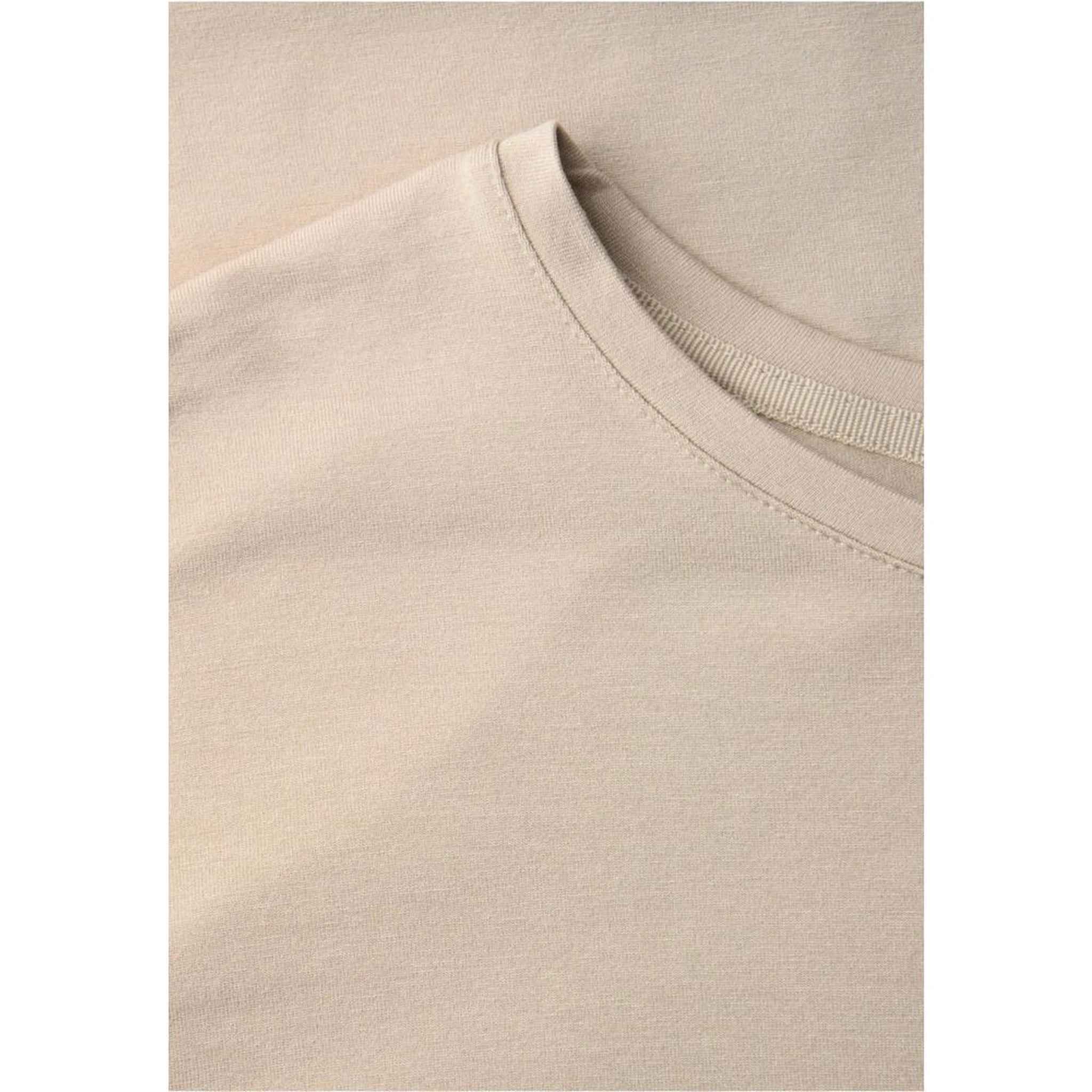 Beige Viscose T-Shirt