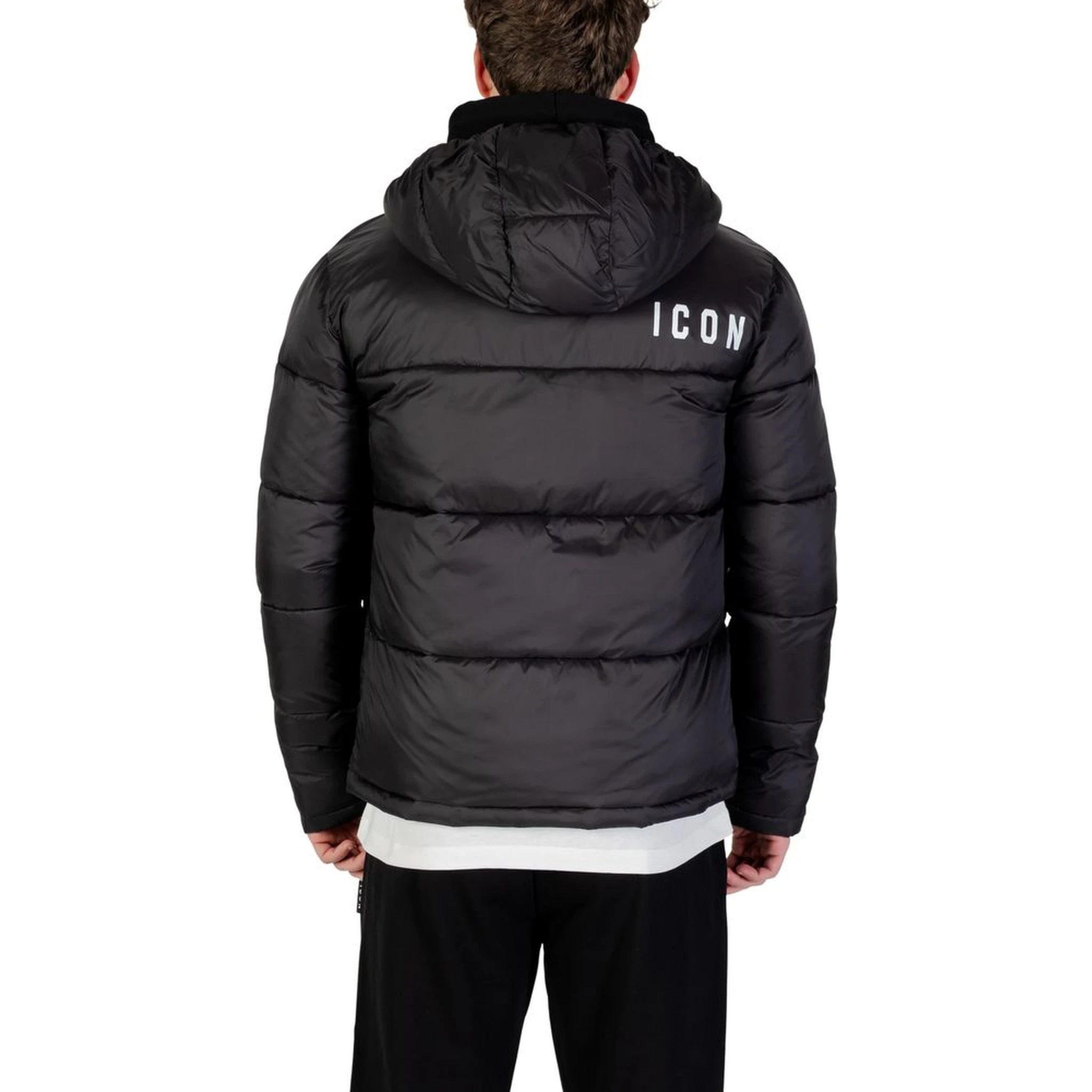 Black Polyester Coat